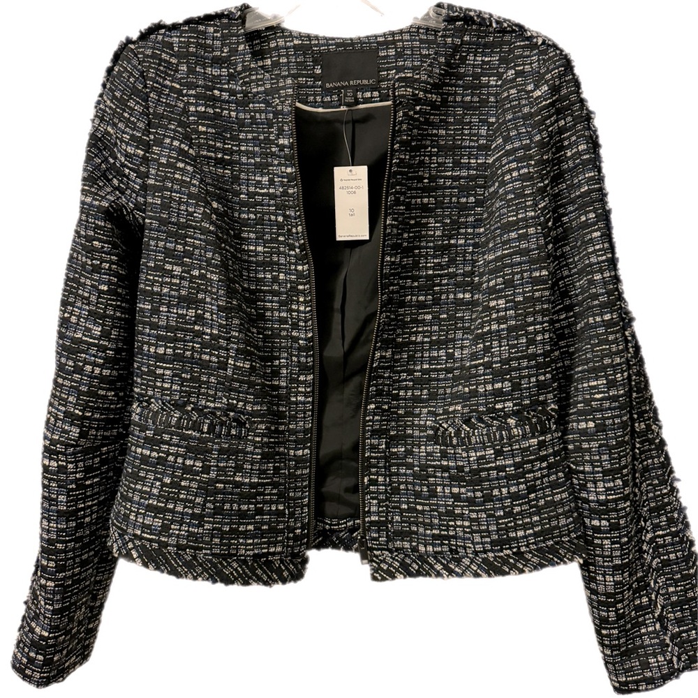 Brand new navy blue blazer.